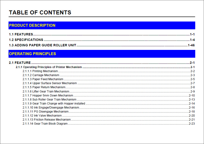 EPSON 5000 Service Manual-2